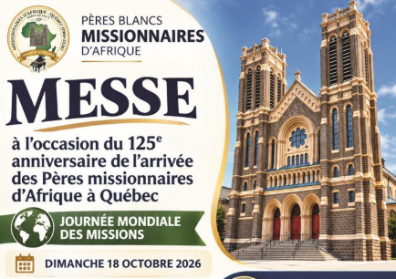 125ᵉ anniversaire des Missionnaires d'Afrique